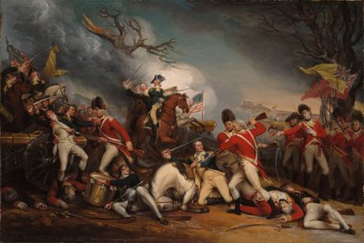 General Mercers død i slaget ved Princeton, 3. januar 1777 af John Trumbull