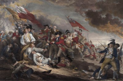 General Warrens død i slaget ved Bunker Hill, 17. juni 1775, pub. 1786 af John Trumbull