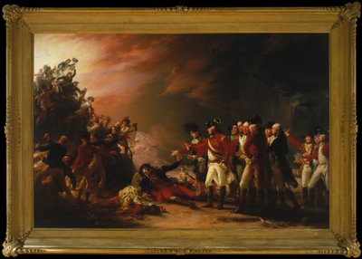 Sortien lavet af Garnisonen i Gibraltar, 1789 af John Trumbull