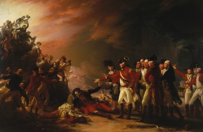 Sortien lavet af Garnisonen i Gibraltar, 1789. af John Trumbull