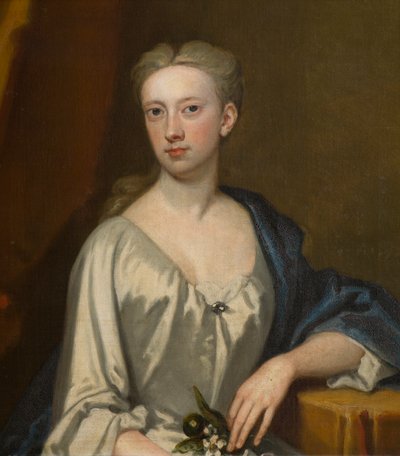 Portræt af Lady Ann Newport, Lady Bridgeman (1690-1752), ca. 1714-39 (olie på lærred) af John Vanderbank