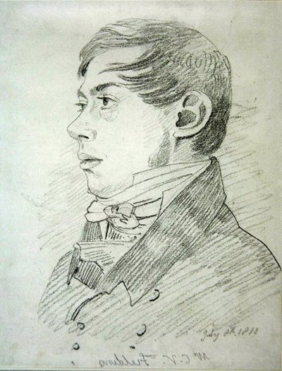 Anthony Vandyck Copley Fielding (1787-1855), 1810 (grafit på vævet papir) af John Varley