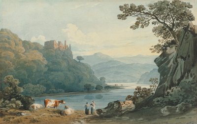 Berry Pomeroy Castle, Devon af John Varley