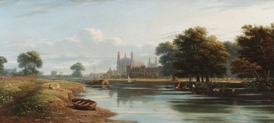 Eton fra Themsen af John Varley