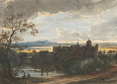 Linlithgow Palace af John Varley