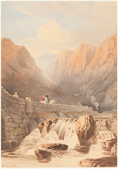 Aberglaslyn-broen af John Varley