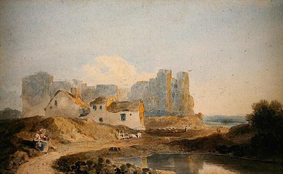 Redland Castle af John Varley