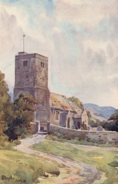 Steple (farvelitografi) af John W.G. Bond