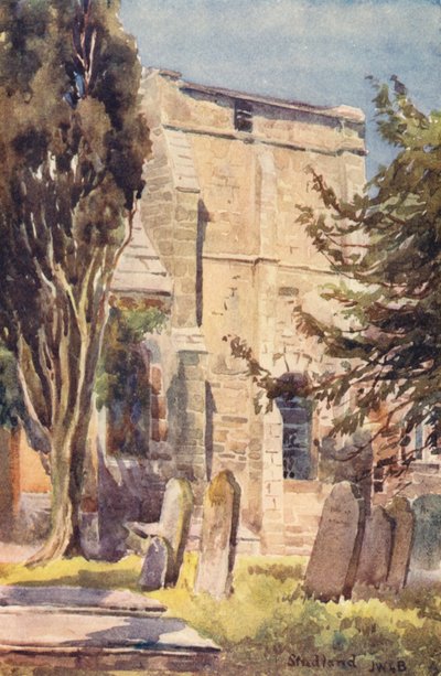 Studland (farvelitografi) af John W.G. Bond