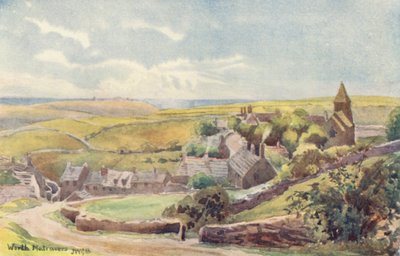 Worth Matravers (farvelitografi) af John W.G. Bond