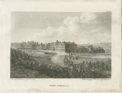 Soho Manufactory: stålgravering, nd [c 1798] af John Walker