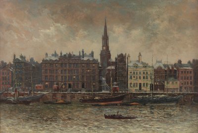 Quayside, Newcastle upon Tyne, 1886 af John Wallace