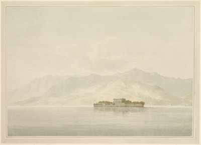 Isola Madre, Lago Maggiore, ca. 1781 (wc over grafit på lagt papir) af John Warwick Smith