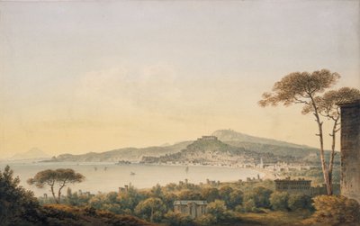 Napoli fra Sir William Hamiltons villa, 1780-1782 af John Warwick Smith