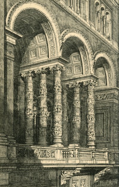 Central Recess in the Principal Quadrangle, c1860