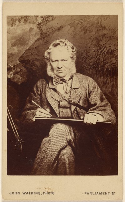 Sir E[dwin Henry] Landseer [engelsk dyremaler, 1802 - 1873]. af John Watkins