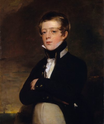 Midshipman John Russell (1811-1843) af John Watson Gordon