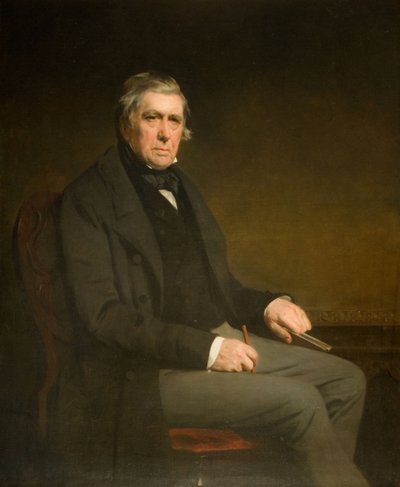 Portræt af David Cox 1783-1859. af John Watson Gordon