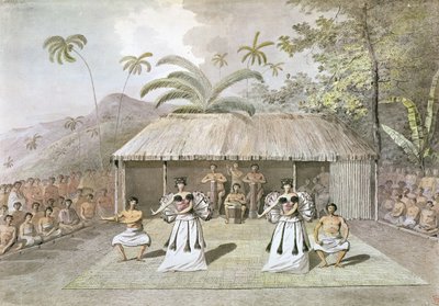 Dans på Tahiti af John Webber