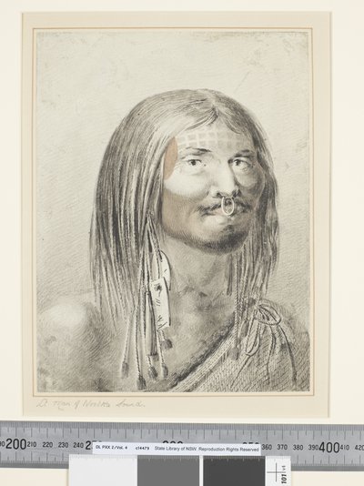 F.21 A Man of Nootka Sound, ca. 1773-84 (akvarel) af John Webber