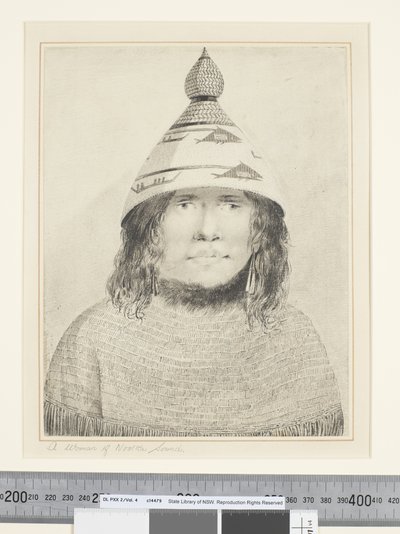 F.22 A Woman of Nootka Sound, ca. 1773-84 (akvarel) af John Webber