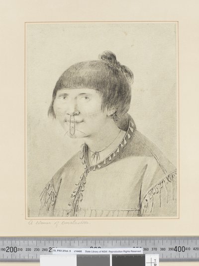F.29 A Woman of Oonalashka, ca. 1773-84 (akvarel) af John Webber