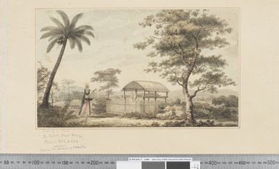 F.45 Udsigt over en grav ca. 1783-84 (akvarel) af John Webber