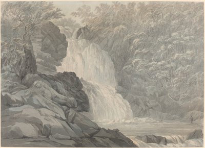 Mawddach Falls nær Dolgelly af John Webber