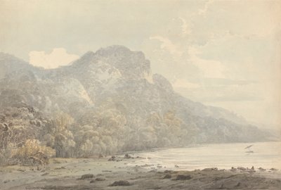 Udsigt over Cracatoa (sic), det kinesiske hav af John Webber