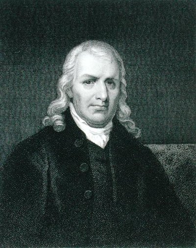 Samuel Chase (1741-1811) graveret af John B. Forrest (1814-70) efter en tegning af originalen af James Barton Longacre (1794-1869) (stik) af John Wesley (after) Jarvis