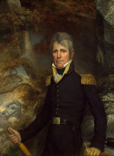 General Andrew Jackson, ca. 1819. af John Wesley Jarvis