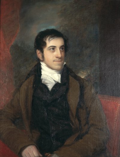 Portræt af Lewis Colford Jones af John Wesley Jarvis