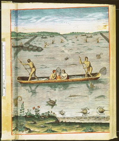 Hvordan indianerne fanger deres fisk, fra 