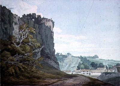 En del af Chepstow Castle, Monmouthshire af John White Abbott