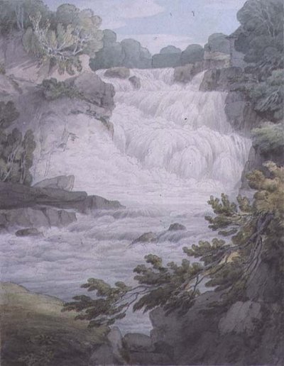 Stonebyers Linn på Clyde af John White Abbott