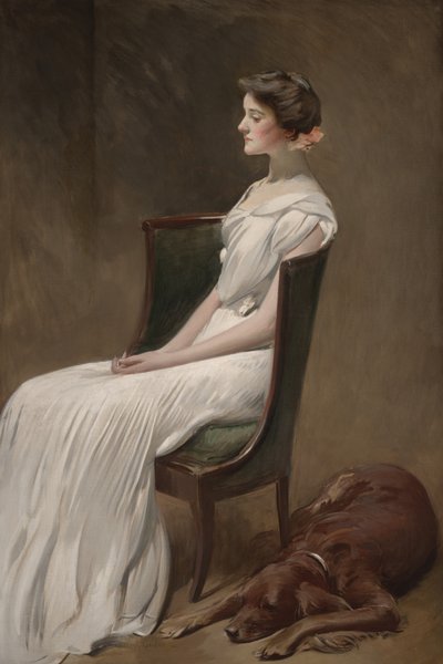 Miss Dorothy Quincy Roosevelt (senere Mrs. Langdon Geer) af John White Alexander