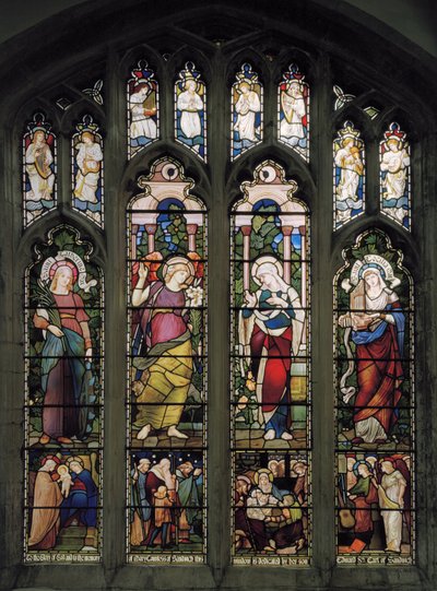 Lady Chapel Window, ca. 1885 (farvet glas) af John William Brown