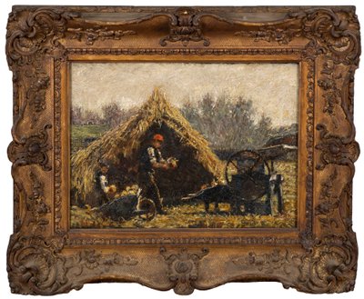 Hakker roer, c.1880 af John William Buxton Knight