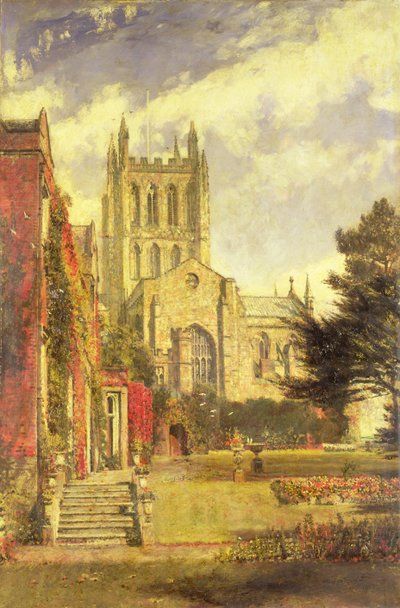 Hereford katedral af John William Buxton Knight