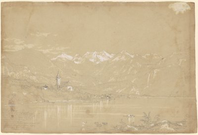 Brienz sø af John William Casilear