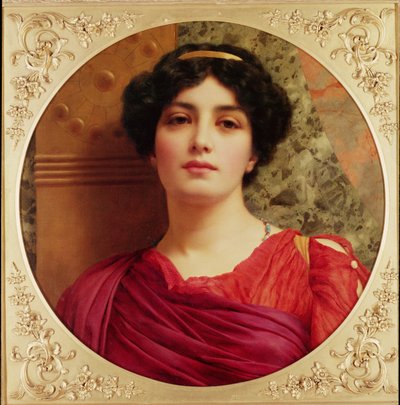 Klassisk dame af John William Godward
