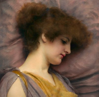 Tanker langt væk af John William Godward af John William Godward