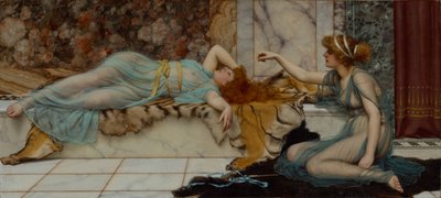 Ulykke og hvile af John William Godward