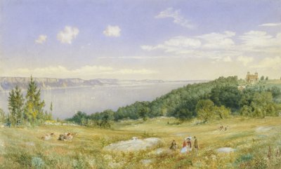 Palisaderne, ca. 1870. af John William Hill