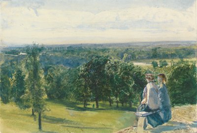 I Richmond Park af John William Inchbold