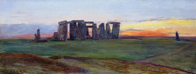 Stonehenge af John William Inchbold