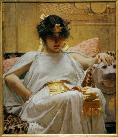 Kleopatra af John William Waterhouse