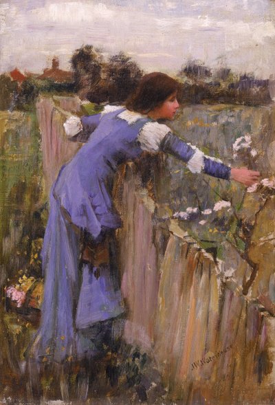 Blomsterplukkeren af John William Waterhouse