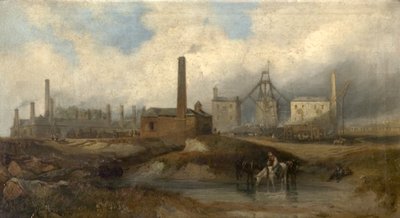 Industriscene, 1833 af John Wilson Carmichael
