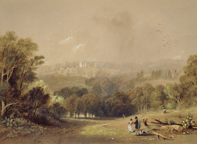 Roundhay Park, Leeds (akvarel på papir) af John Wilson Carmichael